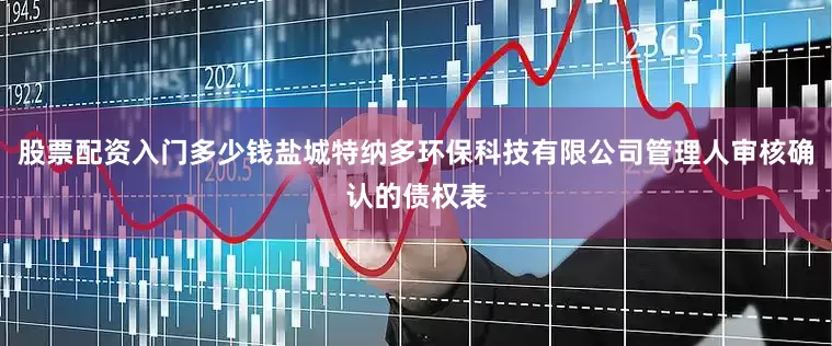 股票配资入门多少钱盐城特纳多环保科技有限公司管理人审核确认的债权表